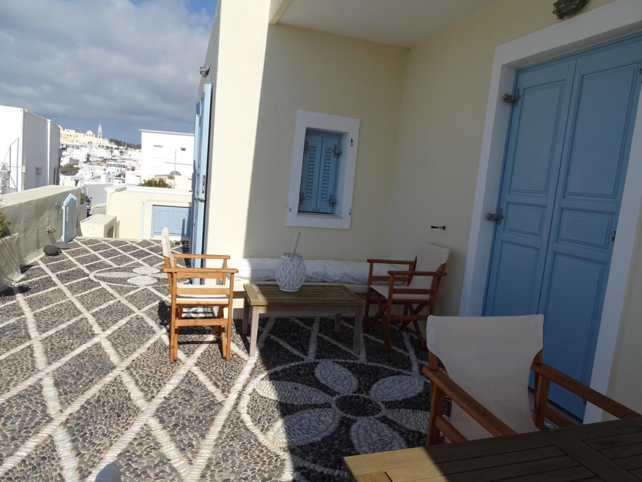 360 Blue Villa Fira  Exteriör bild